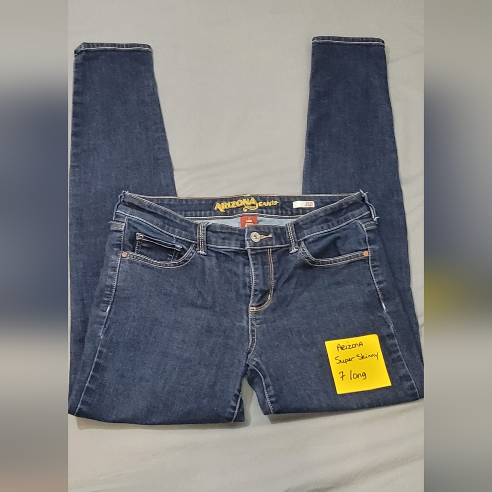 Arizona super skinny jeans size 7 long